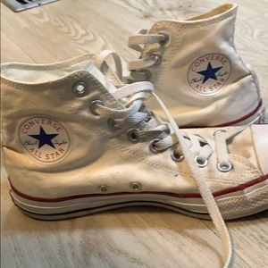 Off white high top converse